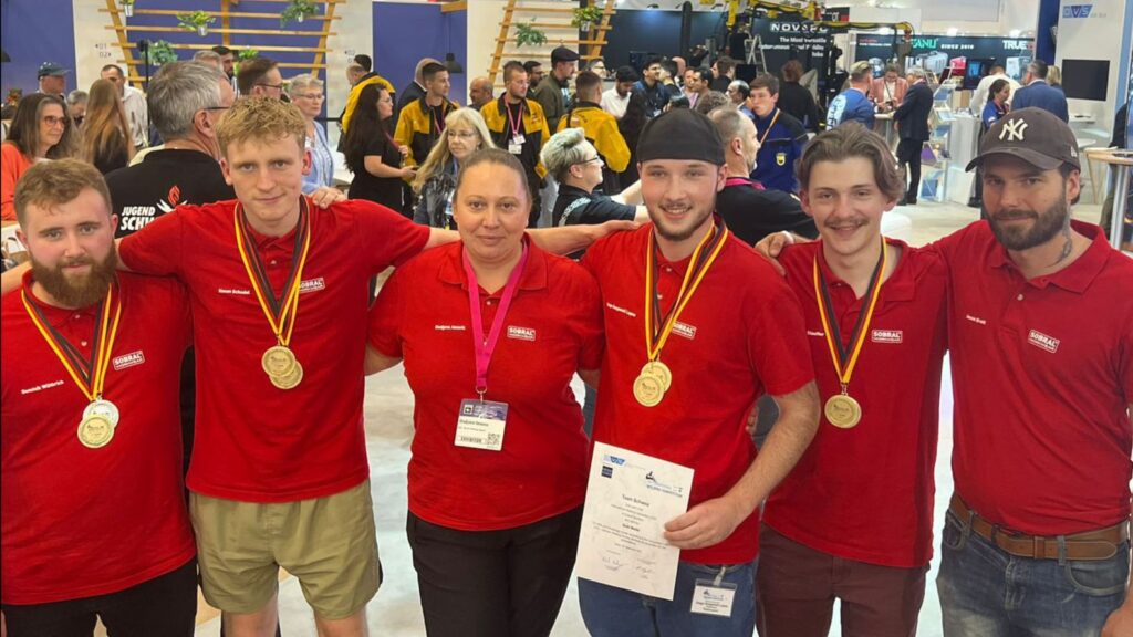 Messe Schweissen & Schneiden Essen 2025, Dominik Wüthrich, Simon Schudel, Sladjana Jonovic, Diego Huegenell Lopes, Siro Stauffer, Jason Brett